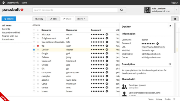 Passbolt Secure Password Manager